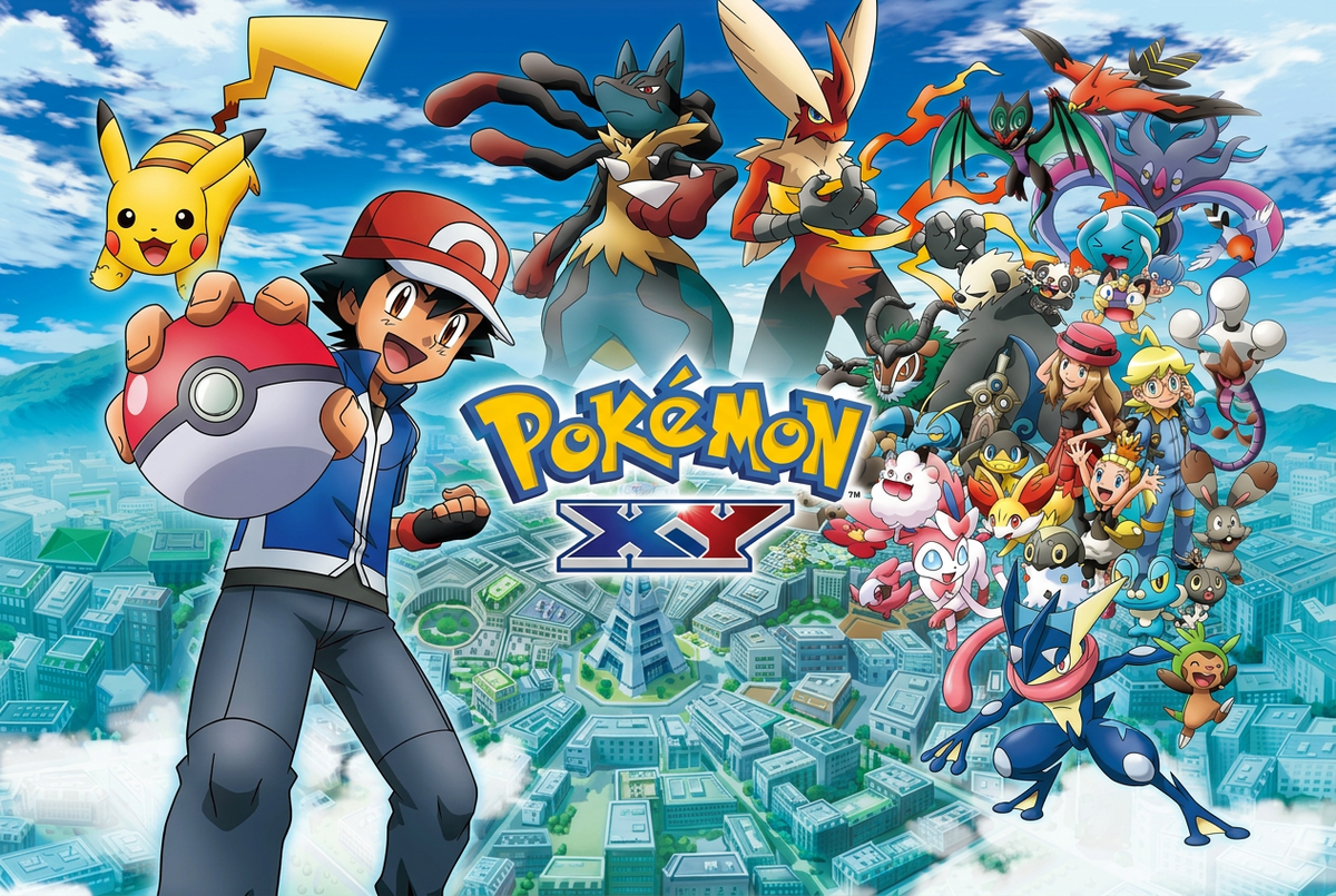 Pokémon XY 英文标志横版封面