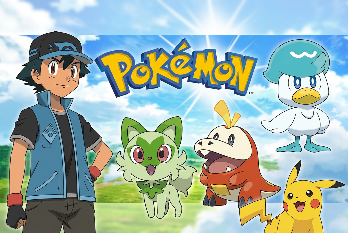 Pokémon 英文标志横版系列封面