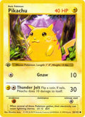 Pikachu 058/102 [Base Set Shadowless]  - 1st Edition