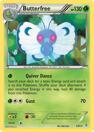 Butterfree 005/83 [Generations]  - Holofoil