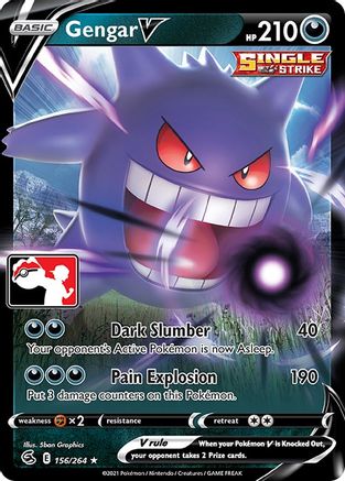 Gengar V 156 [Prize Pack Series Cards]  - Holofoil