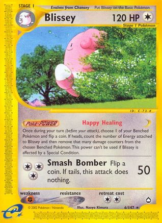 Blissey 006 [Aquapolis]