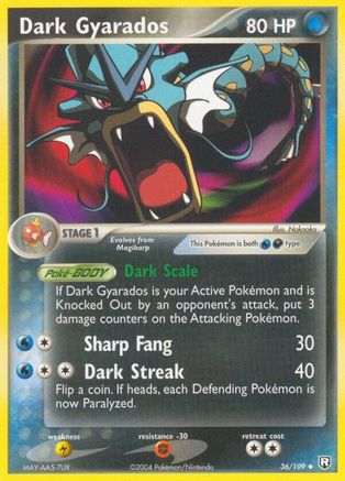 Dark Gyarados 036/109 [Team Rocket Returns]  - Reverse Holofoil