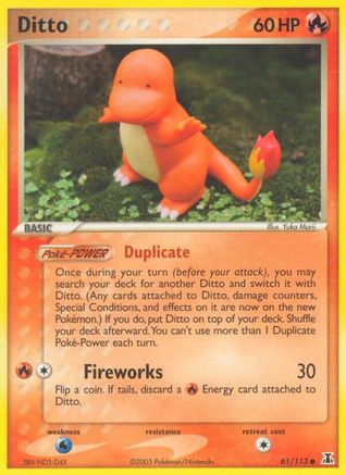 Ditto 061/113 [Delta Species]  - Reverse Holofoil