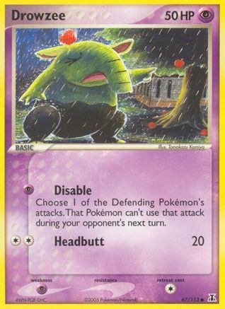 Drowzee 067/113 [Delta Species]  - Reverse Holofoil
