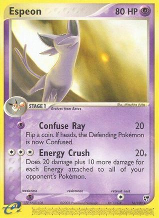 Espeon 016/100 [Sandstorm]  - Reverse Holofoil