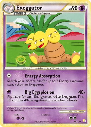Exeggutor 018 [HeartGold SoulSilver]  - Reverse Holofoil