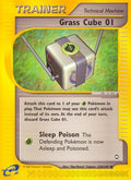 Grass Cube 01 124 [Aquapolis]  - Reverse Holofoil
