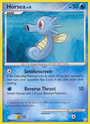 Horsea 102 [Legends Awakened]  - Reverse Holofoil