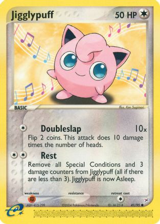 Jigglypuff 041/95 [Team Magma vs Team Aqua]  - Reverse Holofoil