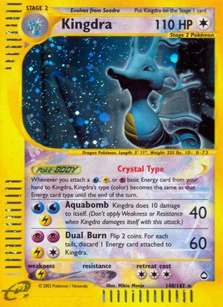 Kingdra (148) 148 [Aquapolis]  - Holofoil