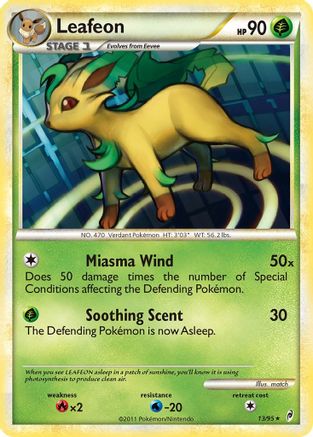 Leafeon 013 [Call of Legends]  - Holofoil