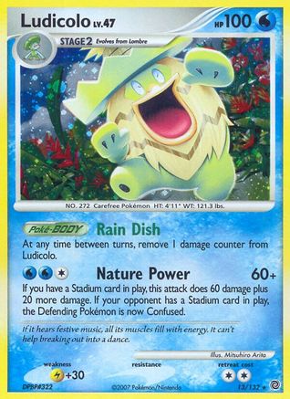 Ludicolo 013/132 [Secret Wonders]  - Holofoil