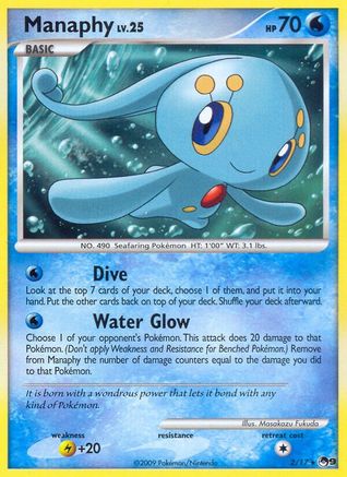 Manaphy 002 [POP Series 9]  - Holofoil