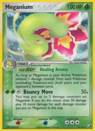 Meganium 009 [Unseen Forces]  - Reverse Holofoil
