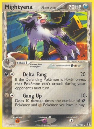 Mightyena (Delta Species) 024 [Delta Species]