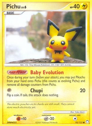 Pichu 093/123 [Mysterious Treasures]