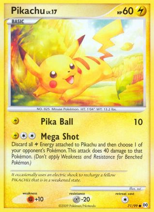 Pikachu 071/99 [Arceus]  - Reverse Holofoil
