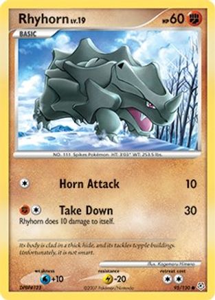 Rhyhorn 095 [Diamond and Pearl]  - Reverse Holofoil