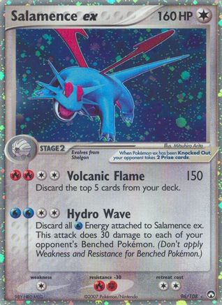 Salamence ex 096 [Power Keepers]  - Holofoil