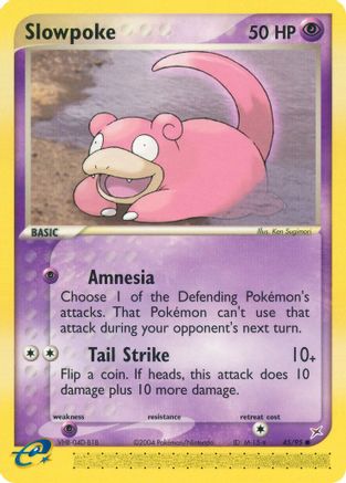 Slowpoke 045/95 [Team Magma vs Team Aqua]  - Reverse Holofoil