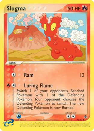 Slugma 072/97 [Dragon]  - Reverse Holofoil