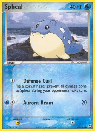 Spheal 065/108 [Power Keepers]  - Reverse Holofoil