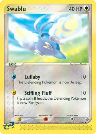 Swablu 075/97 [Dragon]  - Reverse Holofoil