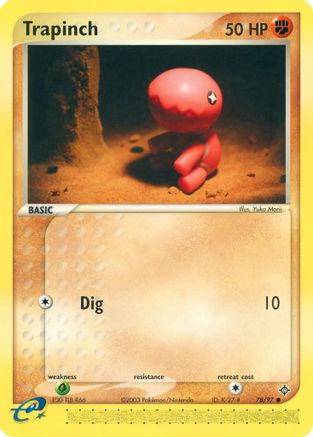 Trapinch 078/97 [Dragon]  - Reverse Holofoil
