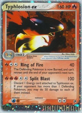 Typhlosion ex 099 [Sandstorm]  - Holofoil