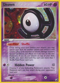 Unown (U) 00U [Unseen Forces]  - Holofoil