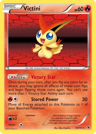 Victini (14) 014 [Noble Victories]  - Reverse Holofoil