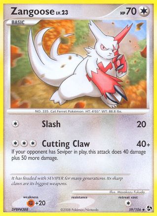 Zangoose 059 [Great Encounters]