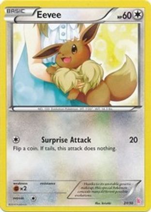 Eevee (21) 021 [XY Trainer Kit Sylveon & Noivern]